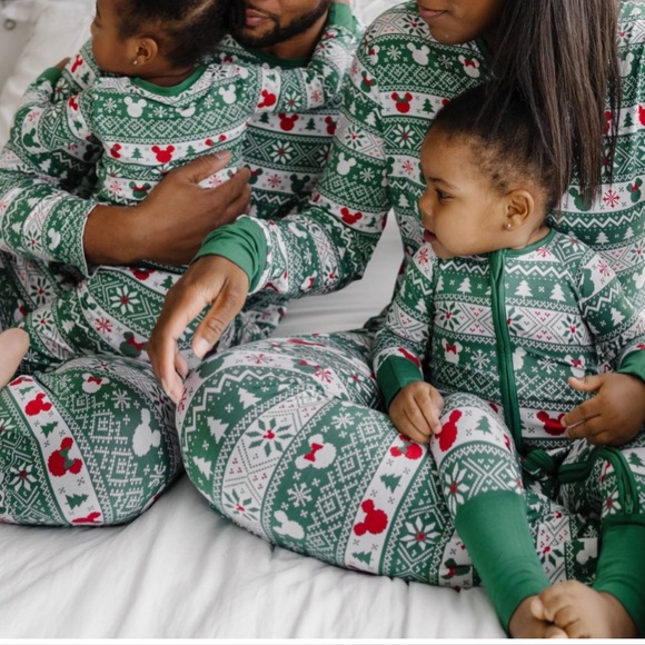 Little Sleepies Mickey Fair Isle Zippy - Picture 2 of 7